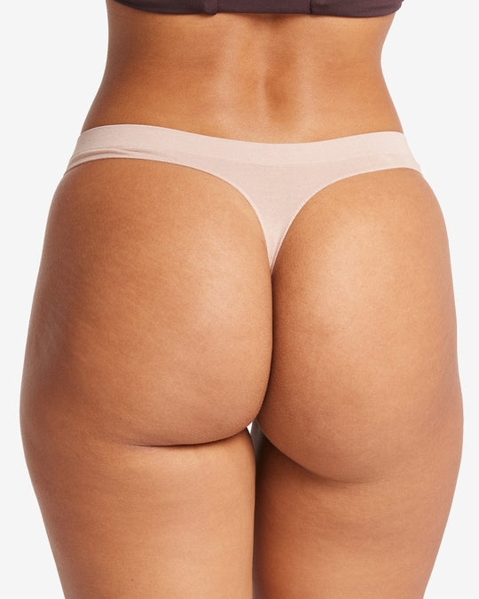 Seamless Bamboo Thong | Sand