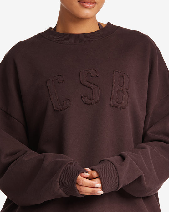 CSB Crewneck Jumper | Espresso