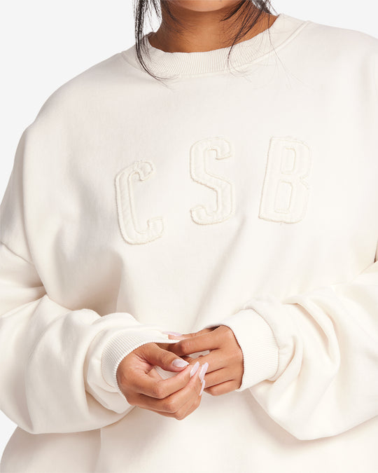 CSB Crewneck Jumper | Vanilla