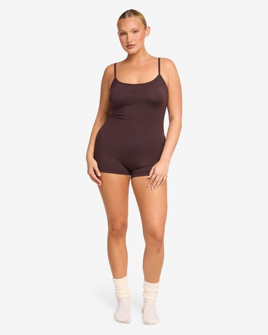 Sleep Romper | Espresso