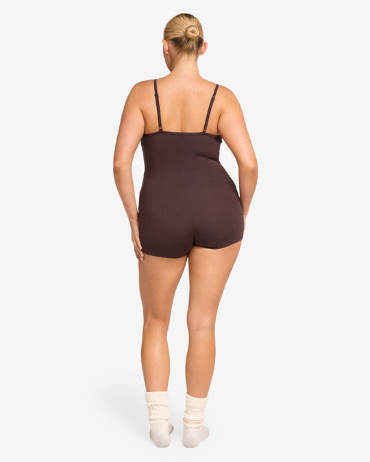 Sleep Romper | Espresso