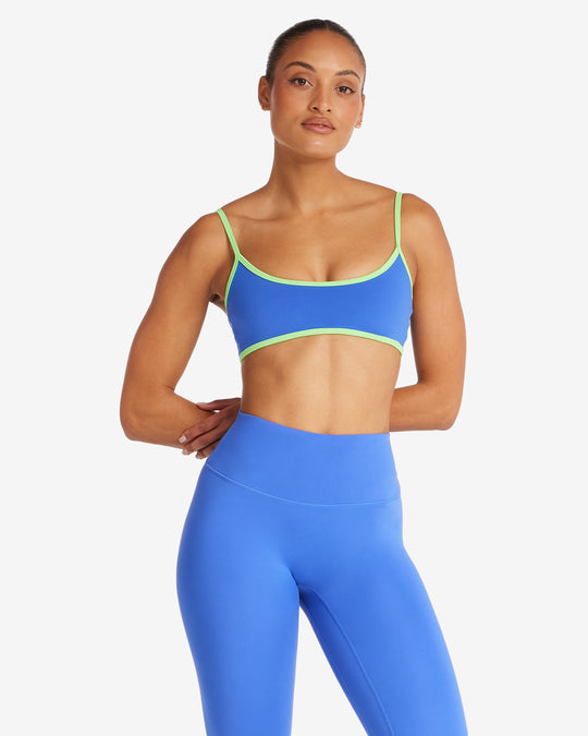 Serenity Ayla Crop | Royal/Lime