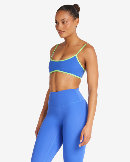 Serenity Ayla Crop | Royal/Lime