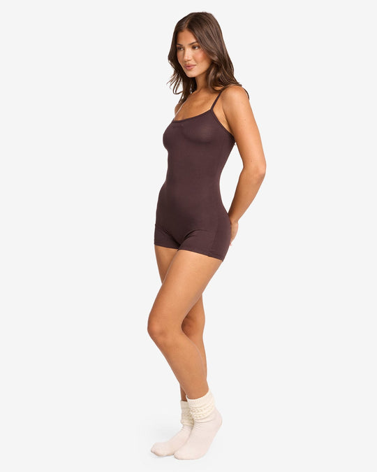 Sleep Romper | Espresso