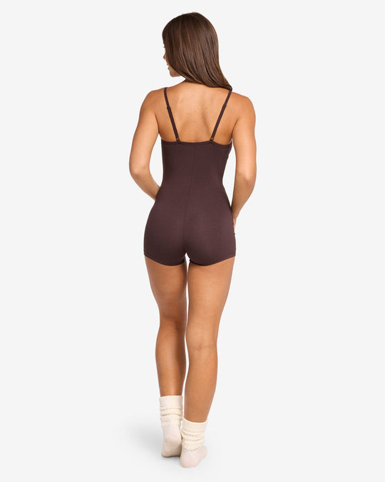 Sleep Romper | Espresso