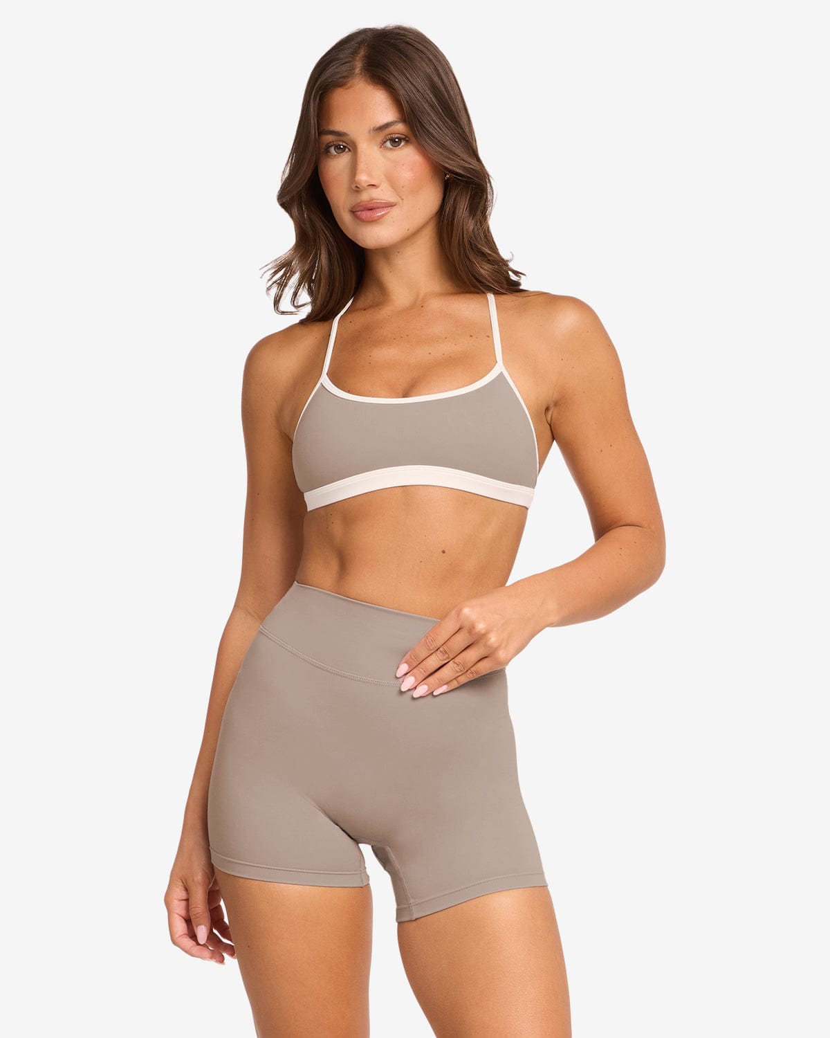 Form Ava Crop | Latte Two Tone