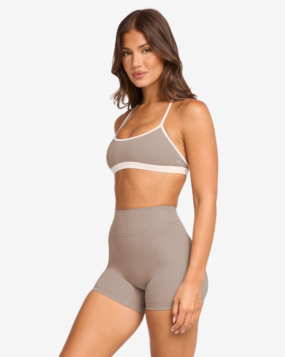 Form Ava Crop | Latte Two Tone