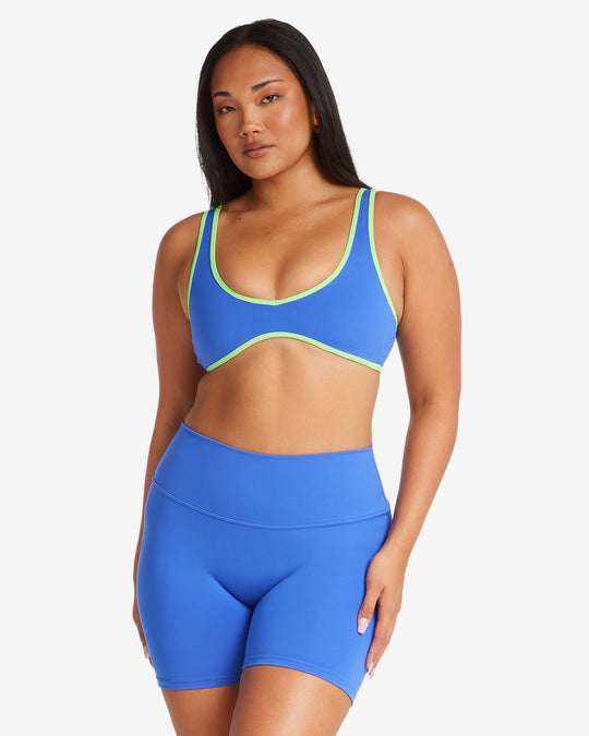 Serenity Isla Crop | Royal/Lime