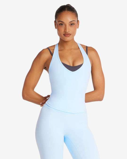 Form Halter Tank | Powder Blue