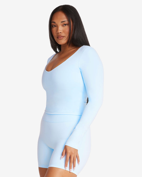 Form Alina Long Sleeve Top | Powder Blue