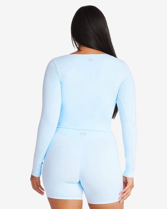 Form Alina Long Sleeve Top | Powder Blue