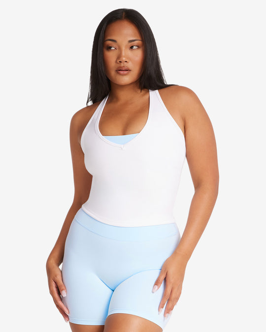 Form Halter Tank | White