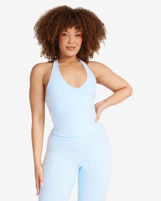 Form Halter Tank | Powder Blue