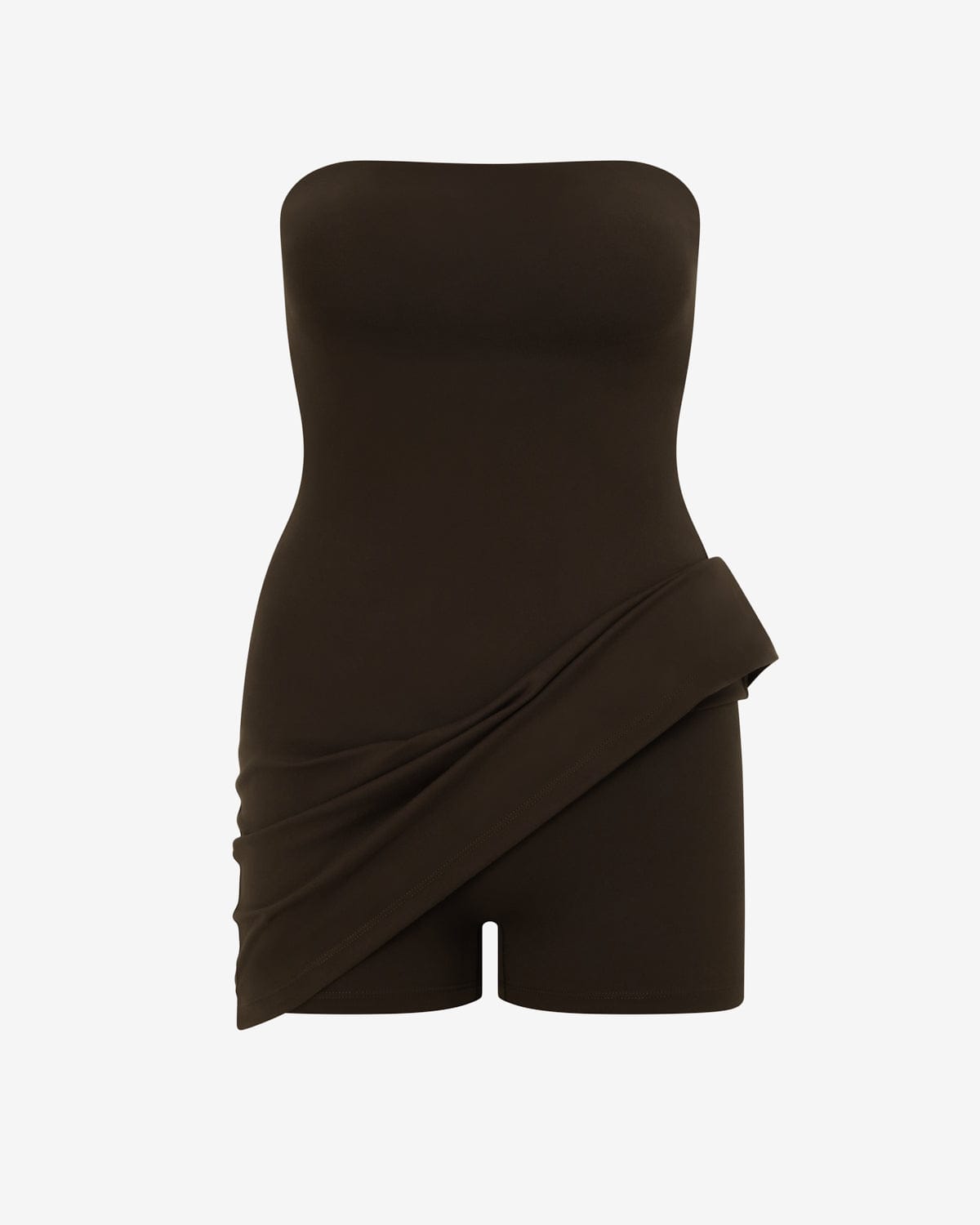 Form Strapless Mini Dress | Dark Chocolate