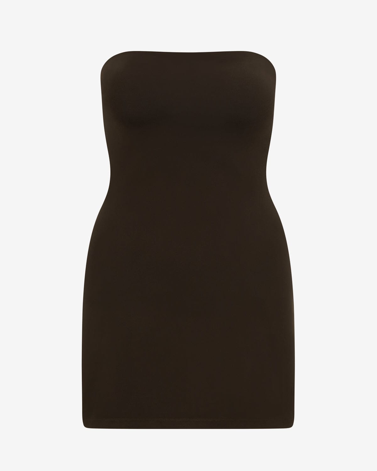 Form Strapless Mini Dress | Dark Chocolate