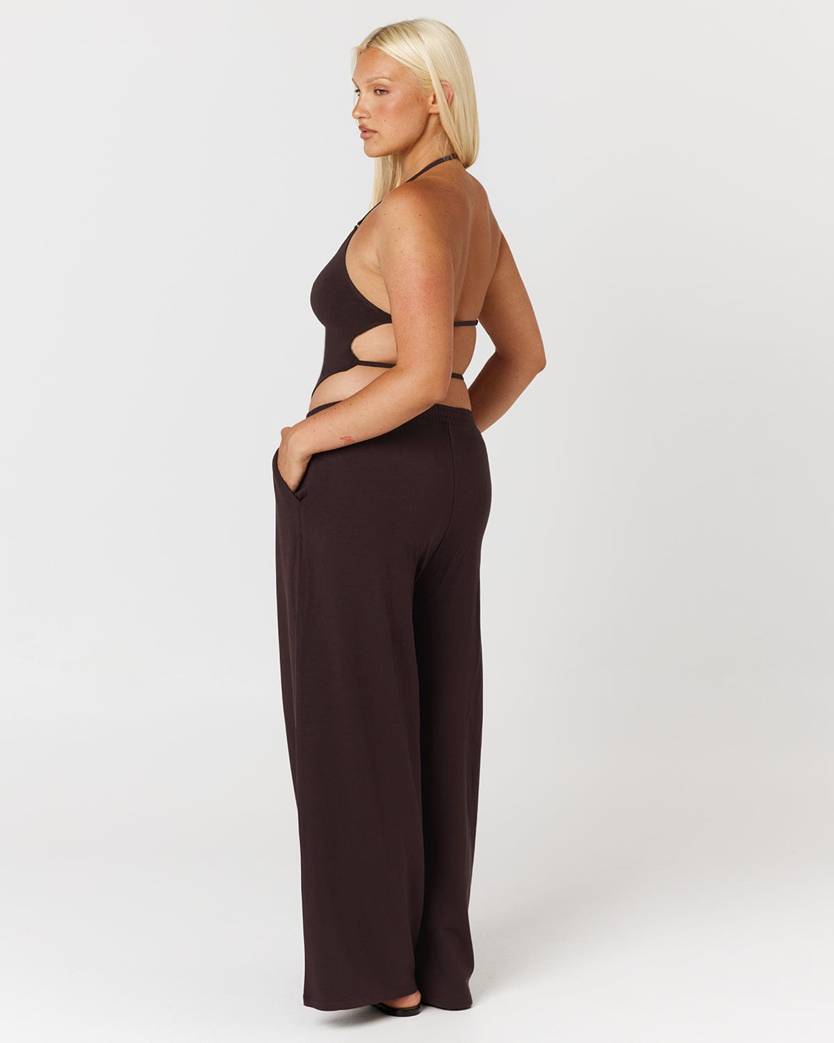 Everyday Wide Leg Pants | Espresso