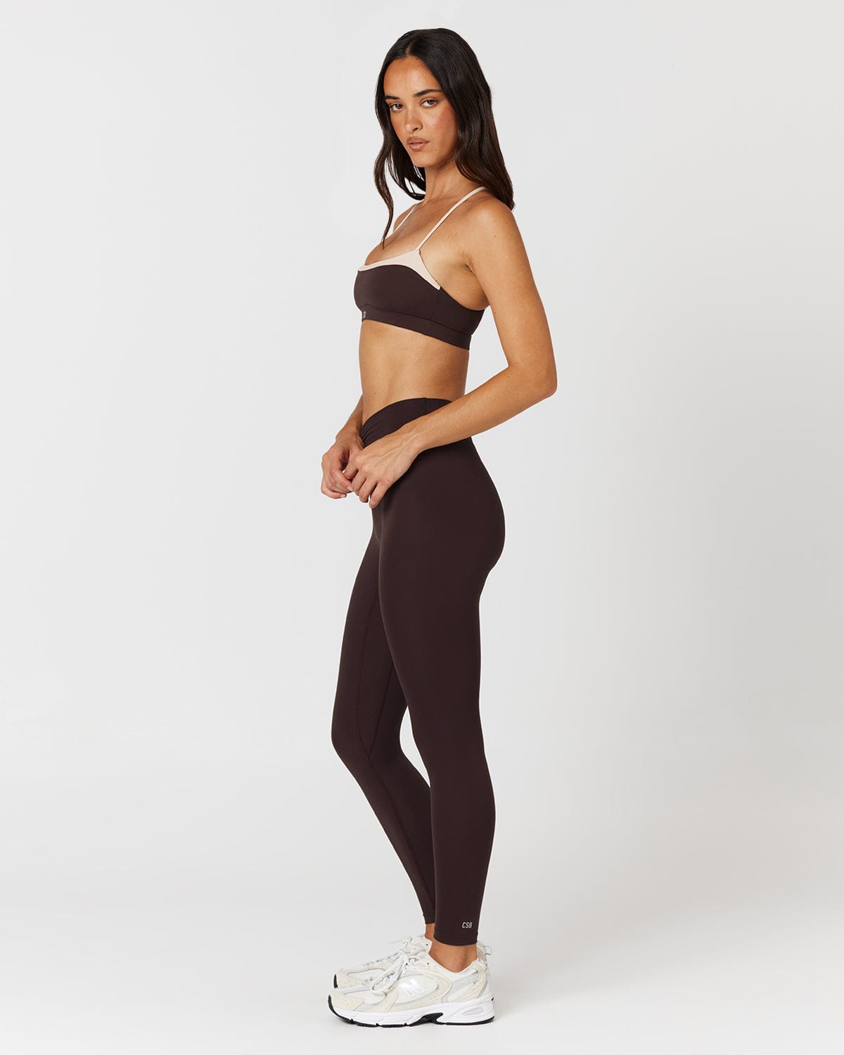 Form Gather Waist Leggings | Espresso