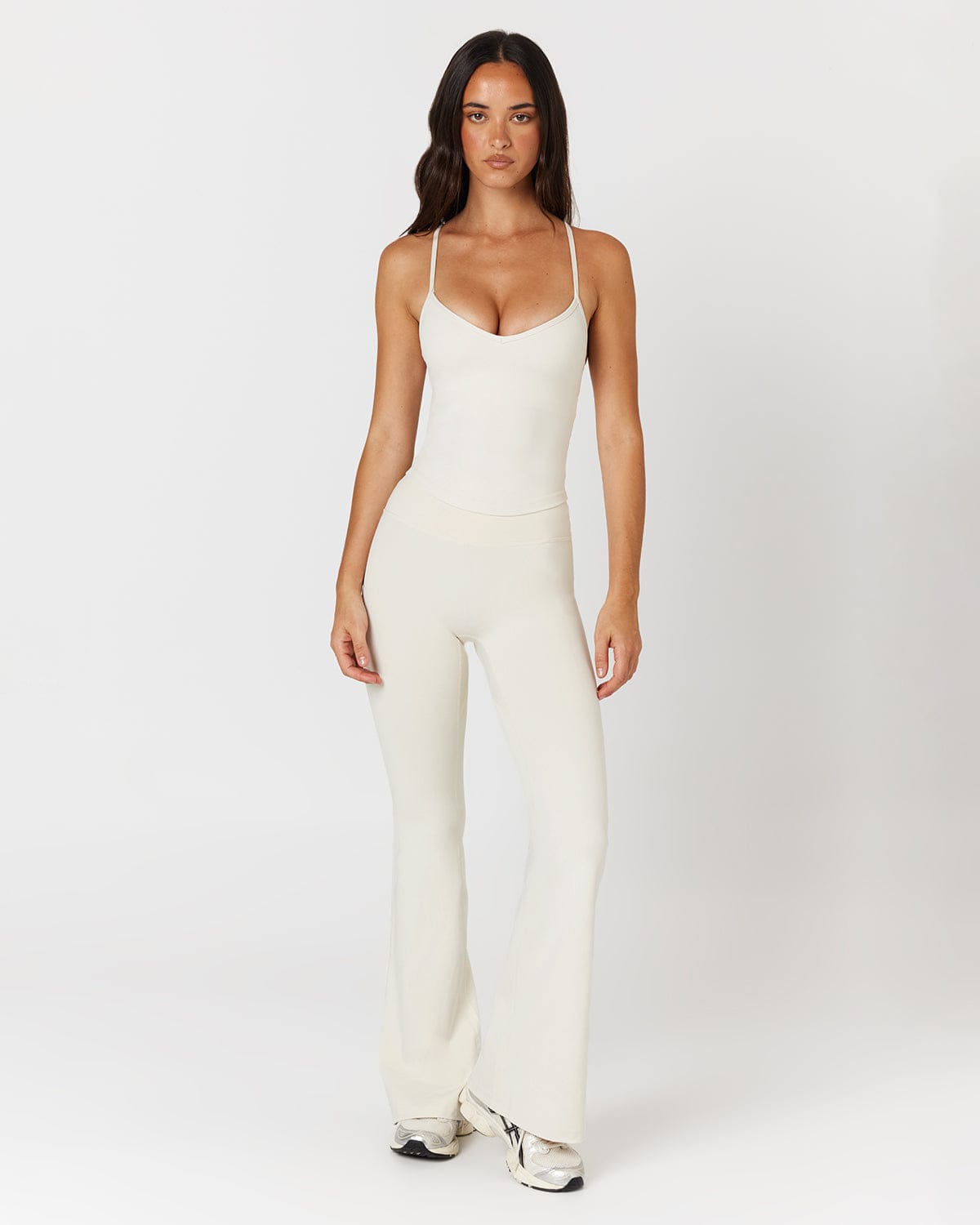 Form Invisible Scrunch Flare Leggings | Vanilla