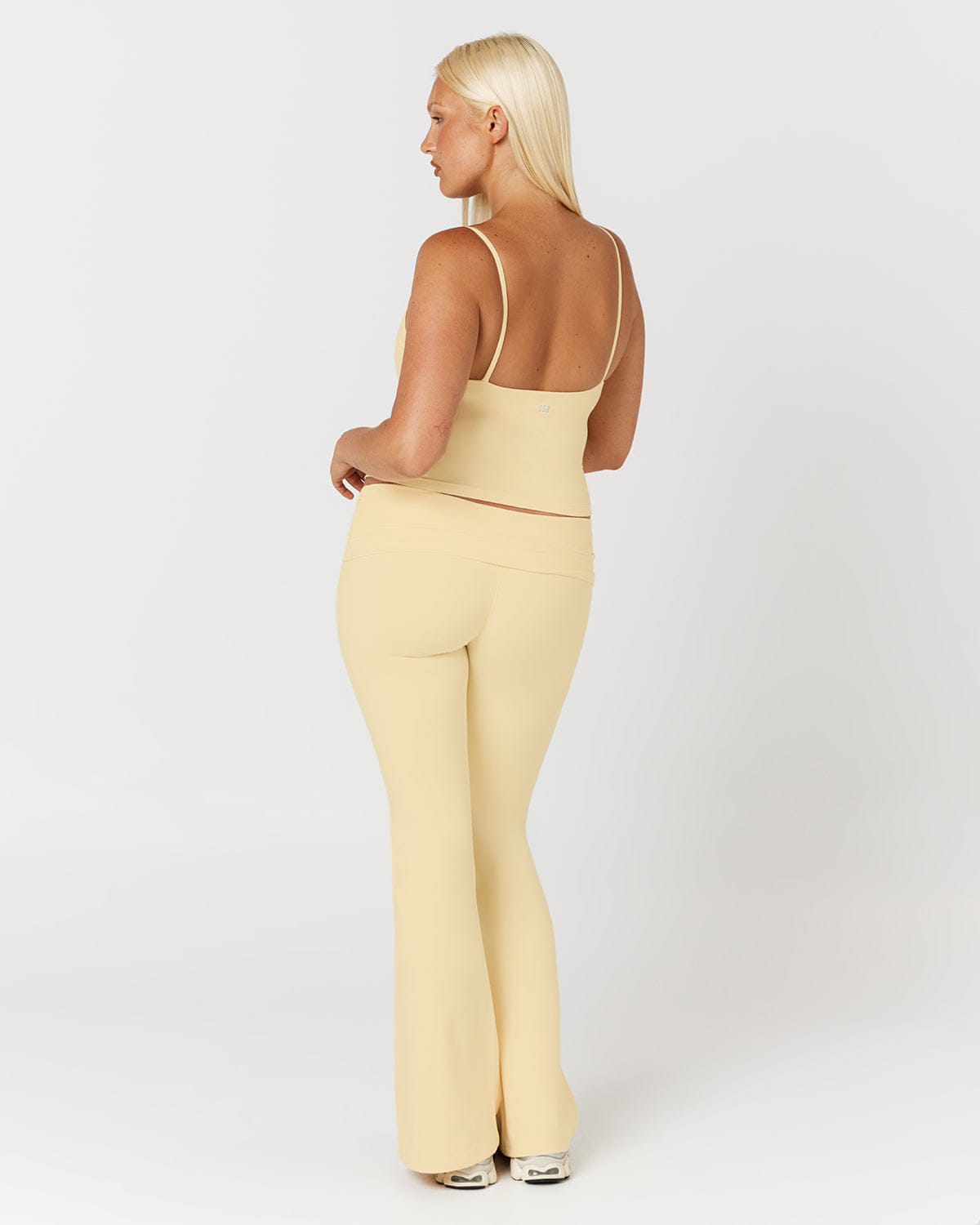 Form Invisible Scrunch Flare Fold Over Leggings | Butter