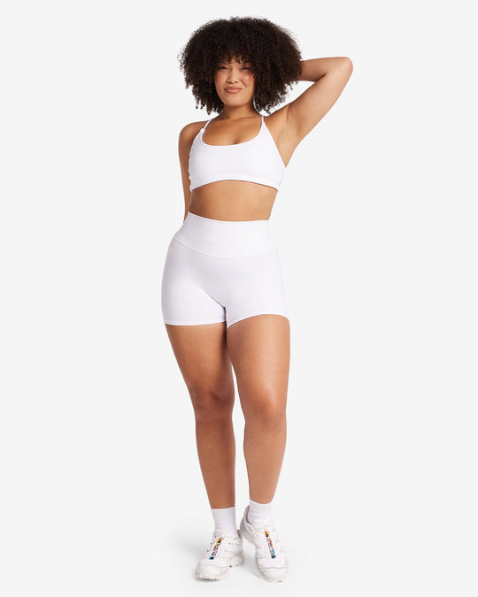 Serenity Shorts 4" | White