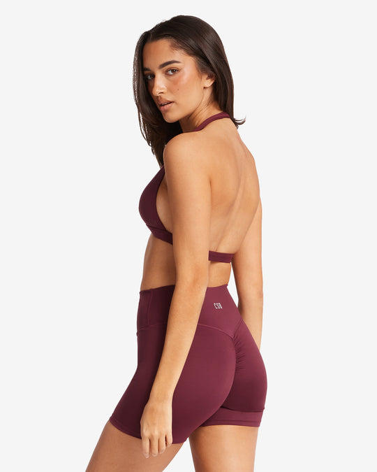 Serenity Celine Crop | Burgundy