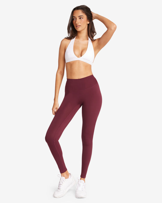 Serenity Scrunch Leggings | Burgundy