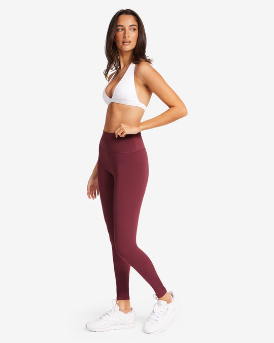 Serenity Scrunch Leggings | Burgundy