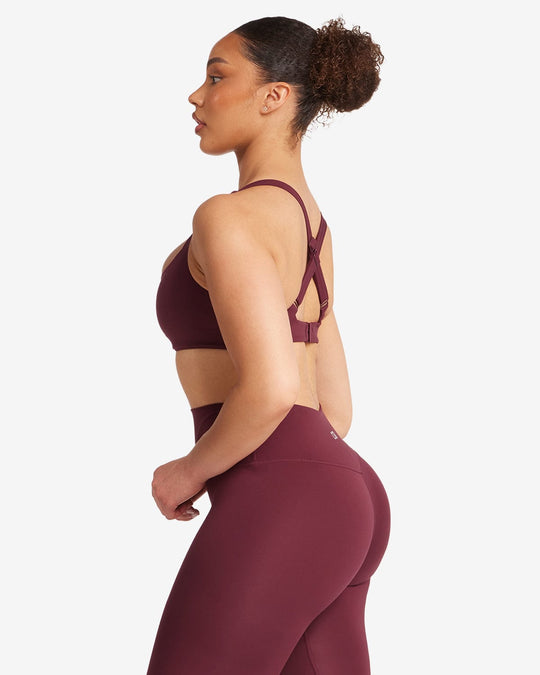 Serenity Naomi Crop | Burgundy