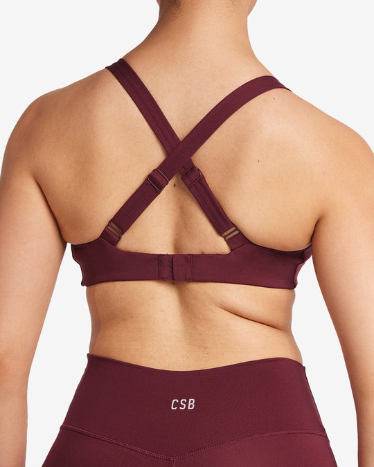 Serenity Naomi Crop | Burgundy