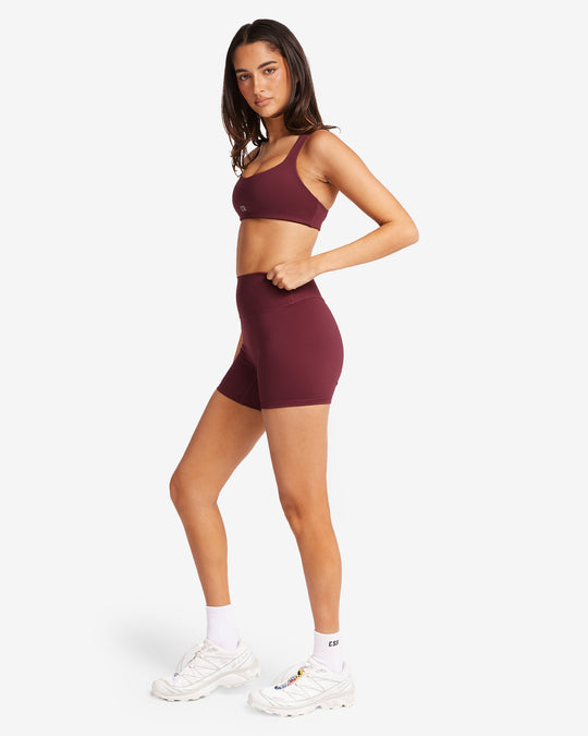 Serenity Shorts 5" | Burgundy