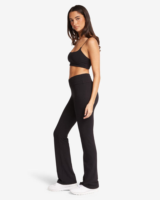 Ruched Yoga Pant | Black