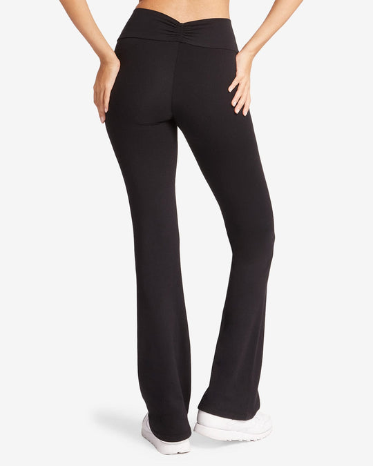 Ruched Yoga Pant | Black