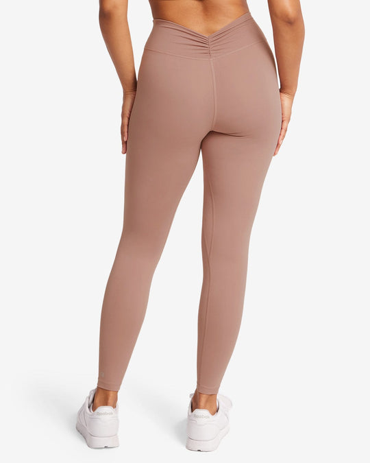 Form Gather Waist Leggings | Walnut