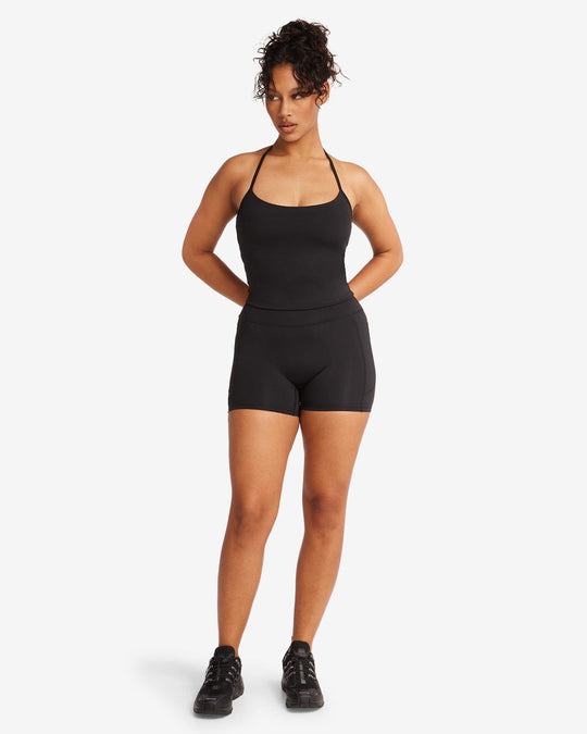 Activluxe Contour Pocket Shorts 4" | Black