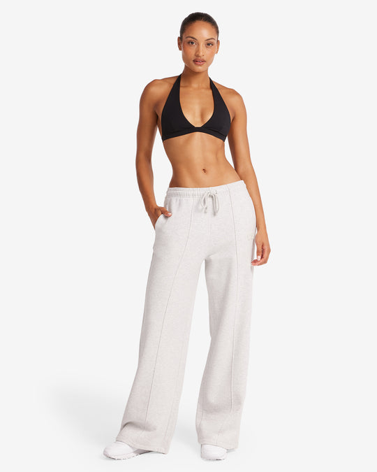 CSB Wide Leg Sweatpant | Snow Marl