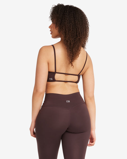 Serenity Ayla Crop | Espresso