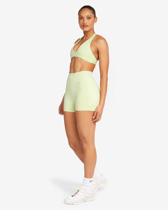 Activluxe Contour Pocket Shorts 4" | Limelight