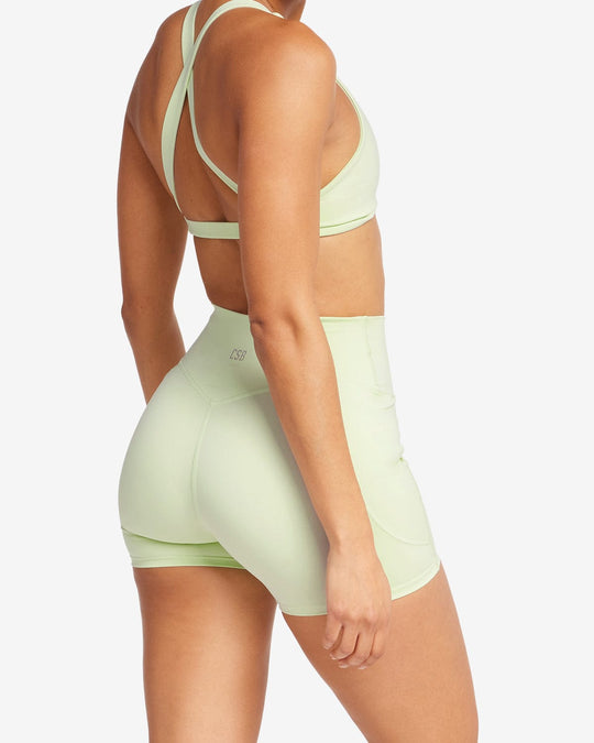 Activluxe Contour Pocket Shorts 4" | Limelight