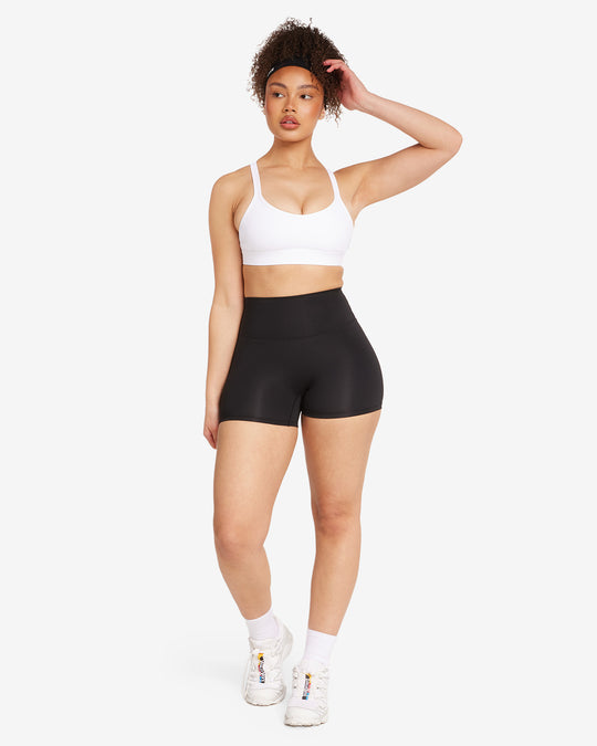 Activluxe Scrunch Shorts 4" | Black