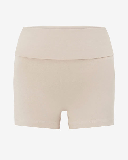 Foldover Yoga Shorts | Fawn