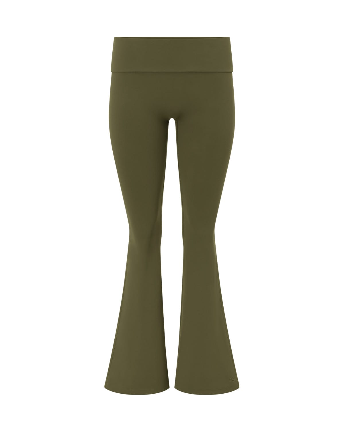 Form Foldover Invisible Scrunch Flare Leggings | Deep Green