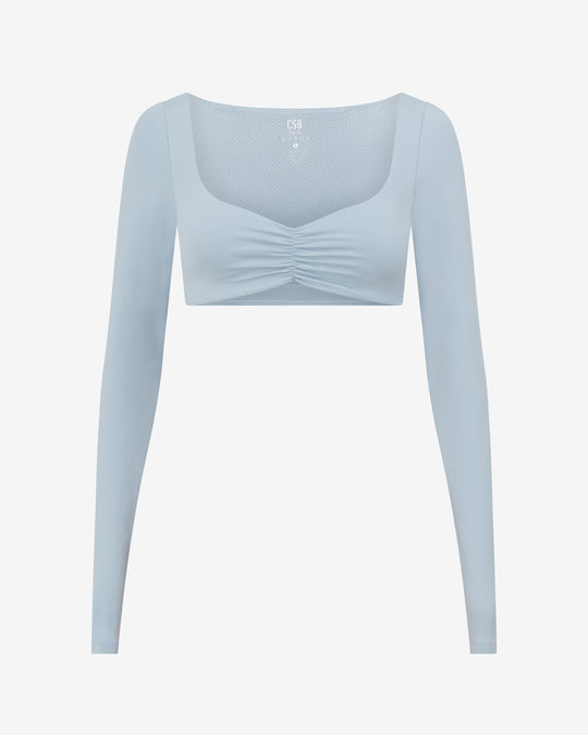 Form Margo Long Sleeve Top | Dusty Blue