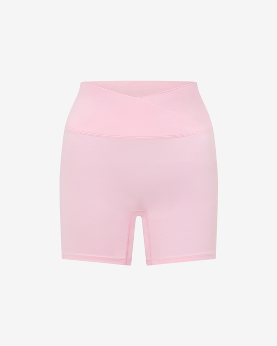 Fade Crossover Scrunch Shorts 5" | Blossom