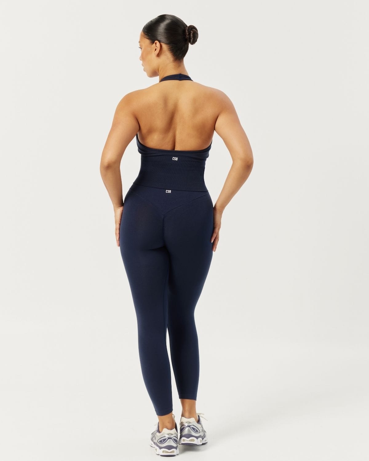 Seamless Invisible Scrunch Leggings | Navy