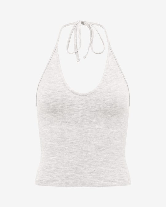 IM Halter Tie Tank | Light Grey