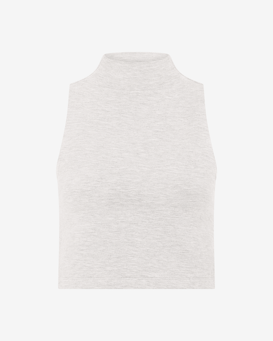 IM Turtle Neck Tank | Light Grey