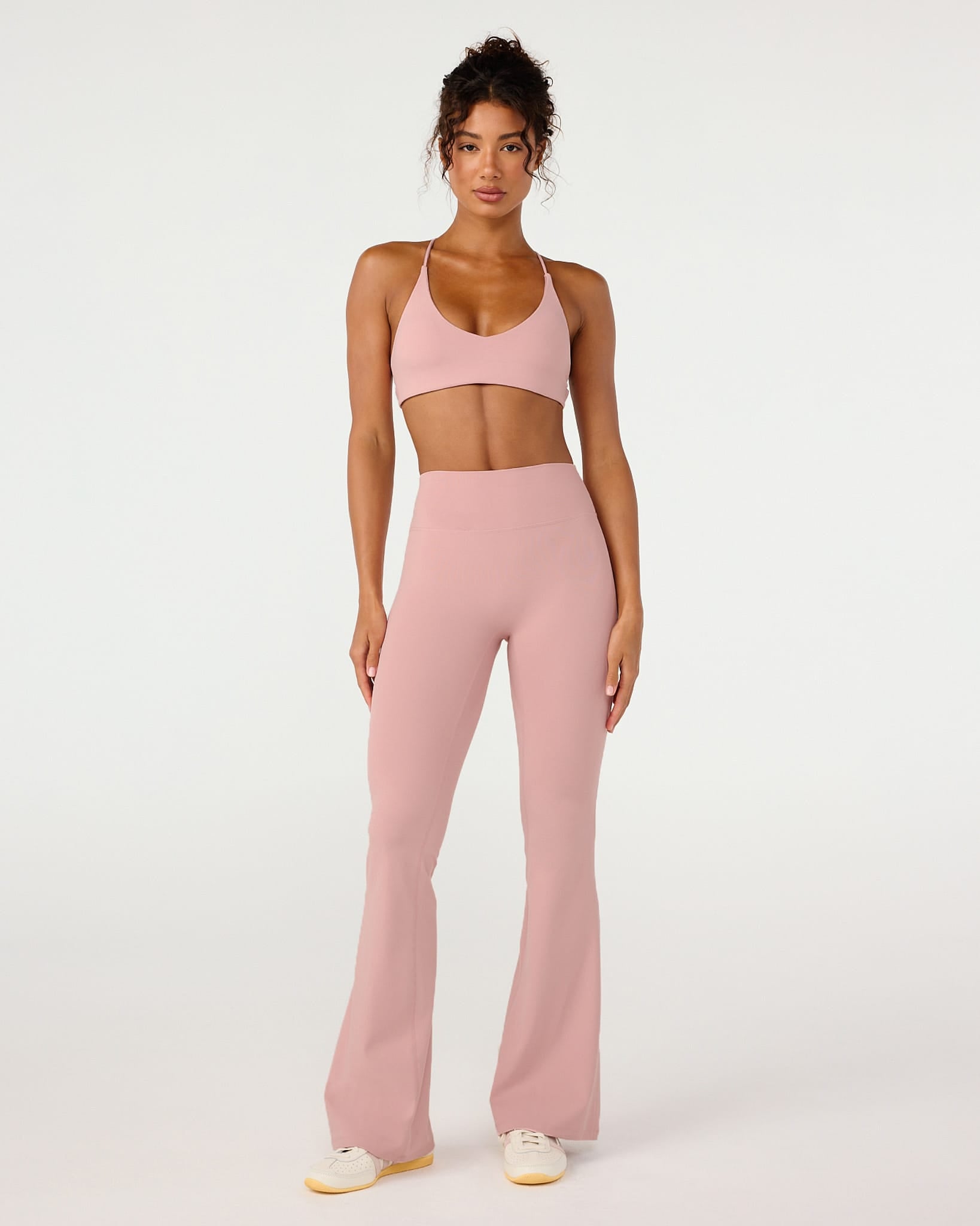 Form Invisible Scrunch Flare Leggings | Dusty Pink