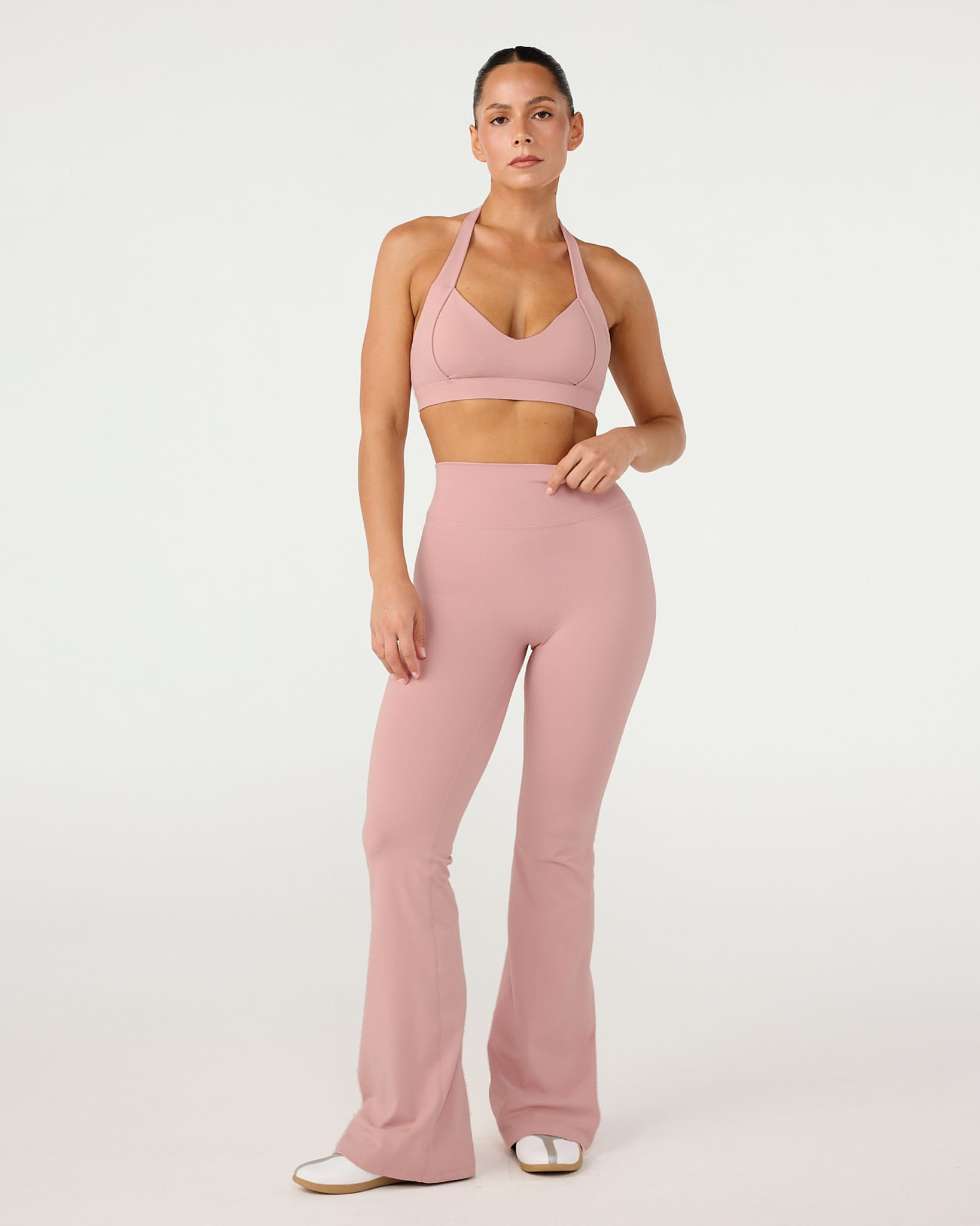 Form Invisible Scrunch Flare Leggings | Dusty Pink