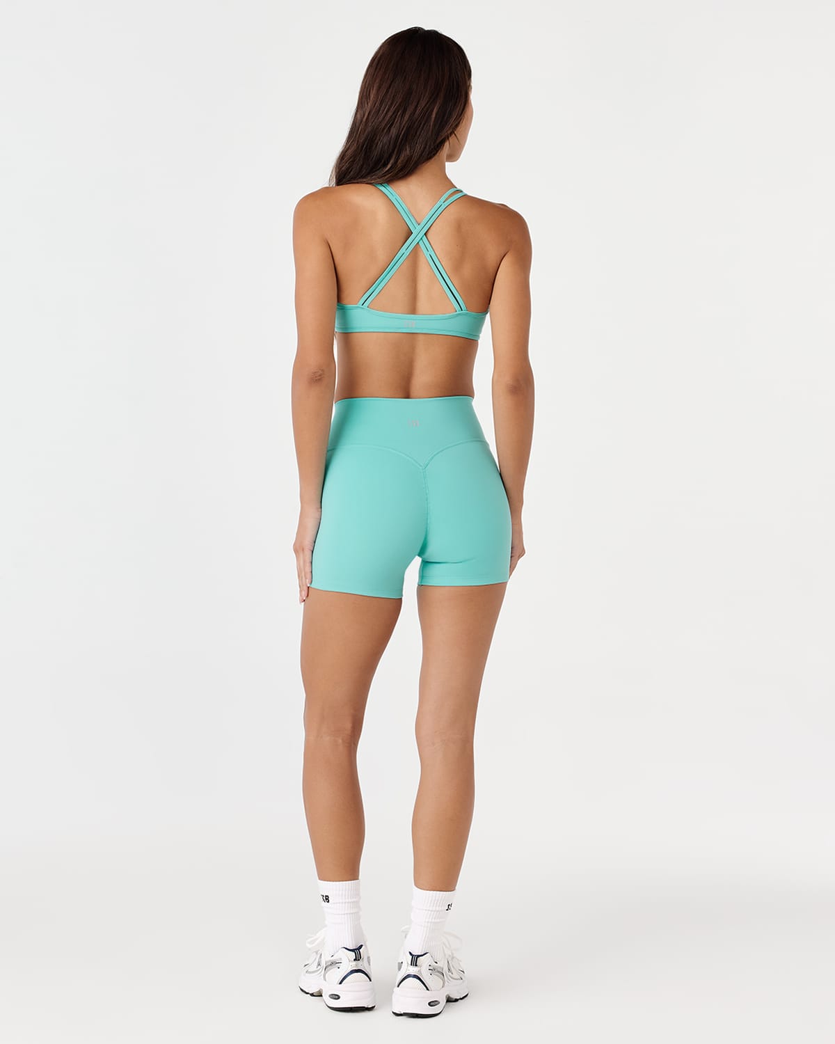 Serenity Soft Invisible Scrunch Shorts 4" | Lagoon