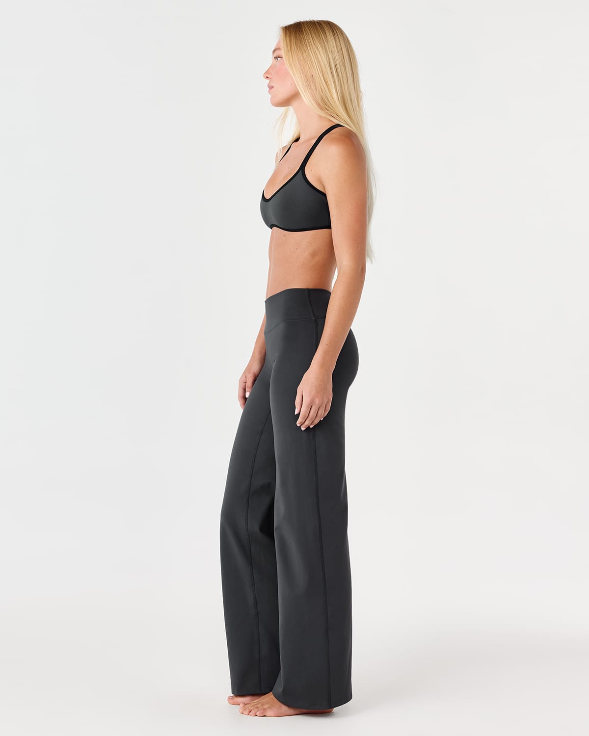 Serenity Soft Mid Rise Straight Leg Pants | Shadow
